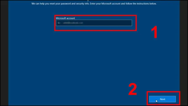 Cách đổi mật khẩu máy tính bàn bằng Microsoft Account