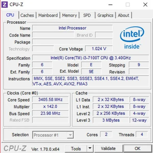 Cách xem thông số ram trên laptop bằng phần mềm CPU-Z