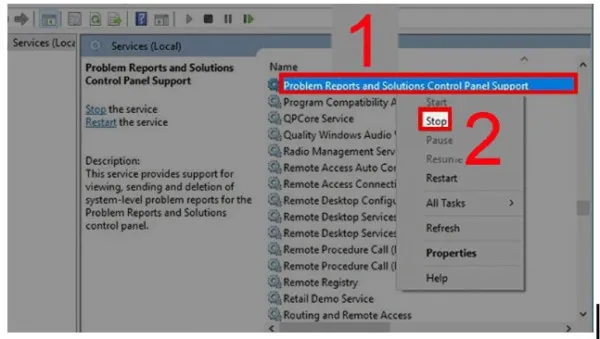 Problem Reports and Solution Control Panel Support 