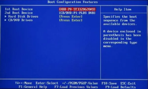 Sửa lỗi reboot and select proper boot device trên laptop do nguyên nhân thiết lập sai trong BIOS