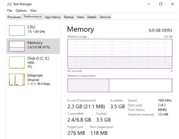 Sử dụng Task Manager