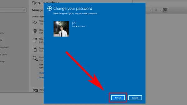 hoàn tất công việc tắt mật khẩu đăng nhập trên Windows 10.