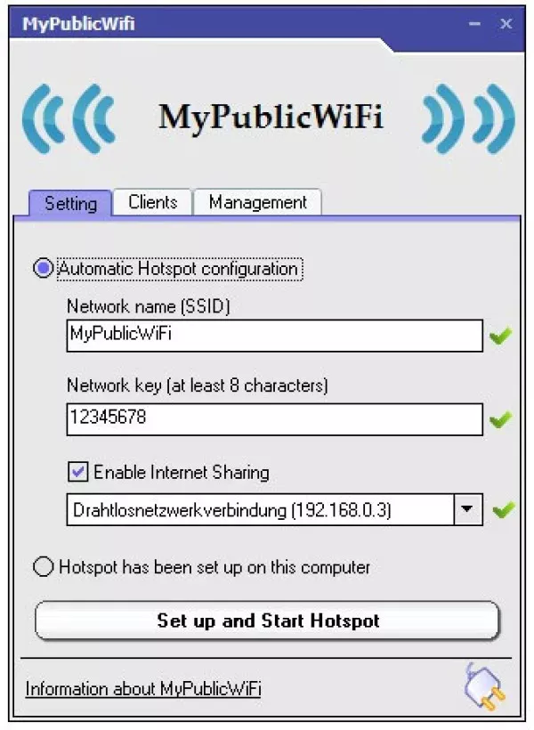 MyPublicWiFi – Phần mềm chia sẻ Wifi trên Laptop cho điện thoại miễn phí