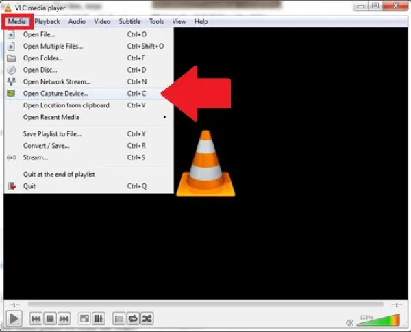 Quay màn hình bằng ứng dụng VLC