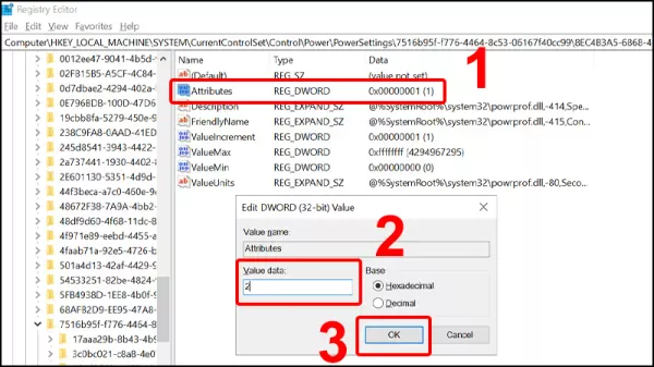 Sử dụng Registry để thay đổi thời gian chờ khóa màn hình máy tính 