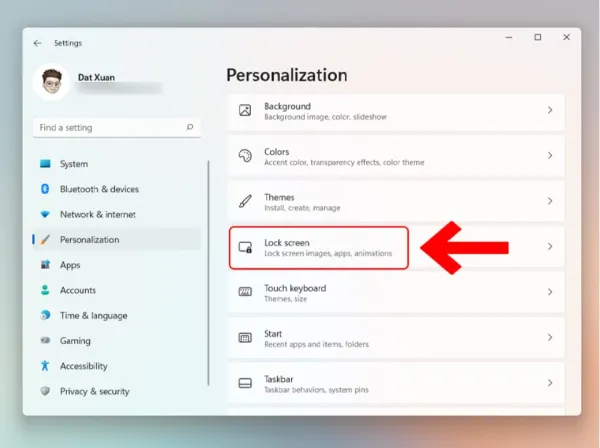  Nhấp chuột phải của bạn lên màn hình desktop chọn Personalize.
