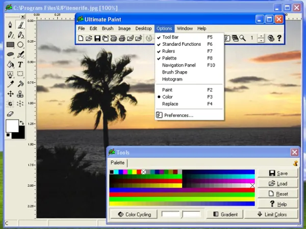 Phần mềm Ultimate Paint viết chữ lên ảnh trên máy tính