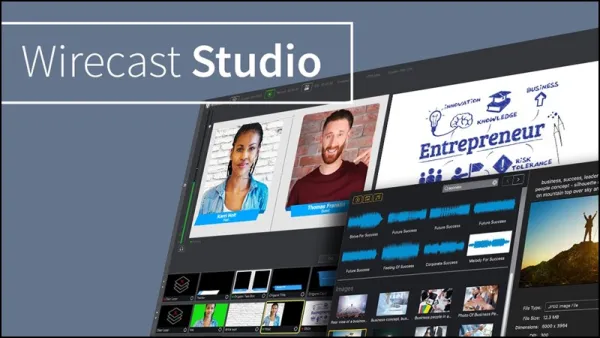 Phần mềm live stream PC Wirecast Studio