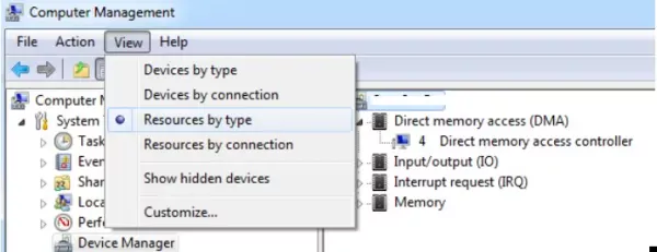 Resources by type để mở rộng bộ nhớ.