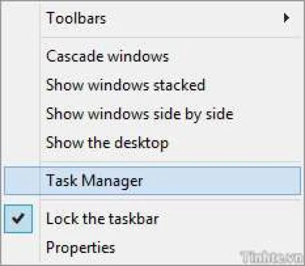 Sử dụng Task Manager để tắt máy khi laptop bị đơ
