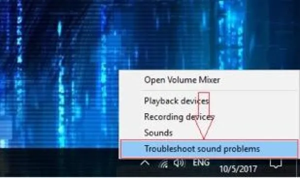 Sử dụng công cụ Windows Audio Troubleshooter để khắc phục laptop mất âm thanh win 10 