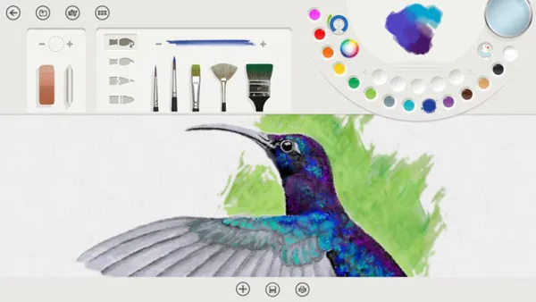 Top các ứng dụng vẽ trên máy tính Microsoft Fresh Paint 