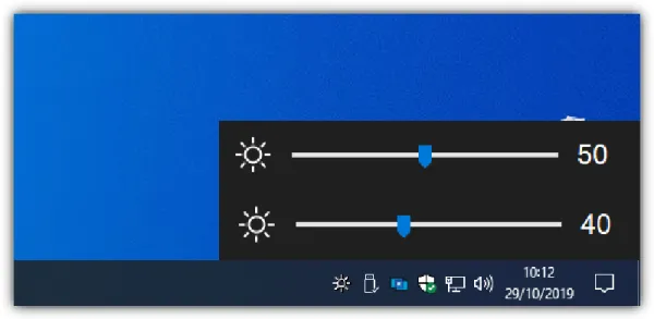 Win10 Brightness Slider - Phần mềm chỉnh độ sáng màn hình PC