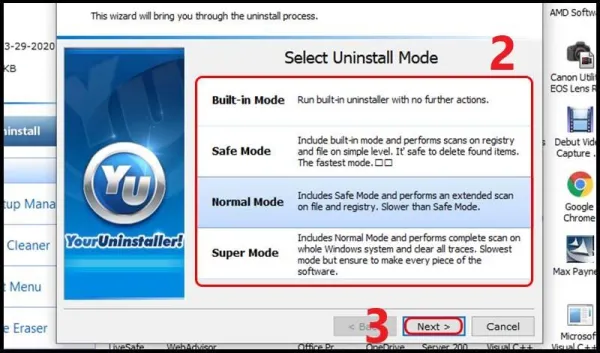 Xoá ứng dụng trên PC bằng cách sử dụng phần mềm Your Uninstaller