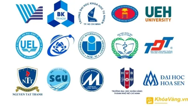 Logo các trường đại học tại TPHCM