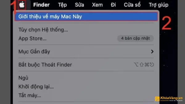 Kiểm tra phiên bản MacOS