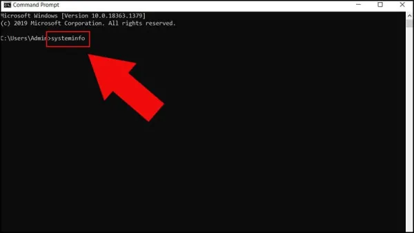 Bước 2: Kiểm tra bit bằng lệnh Command Prompt (CMD)