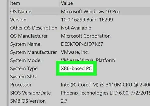 Bước 6: Kiểm tra bit bằng lệnh Command Prompt (CMD)