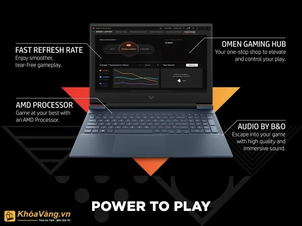 OMEN Gaming Hub được tích hợp trên laptop HP Victus