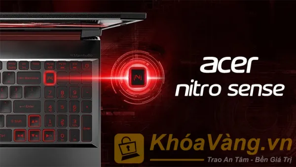 Acer Nitro Sense được áp dụng độc quyền trên các dòng laptop gaming