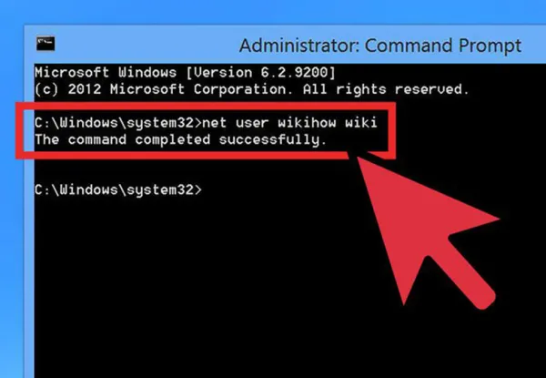 Đăng nhập vào windows khi quên mật khẩu máy tính với Command Prompt