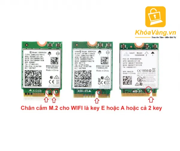 Card WIFI chuẩn M2 NGFF Key E&A/ E