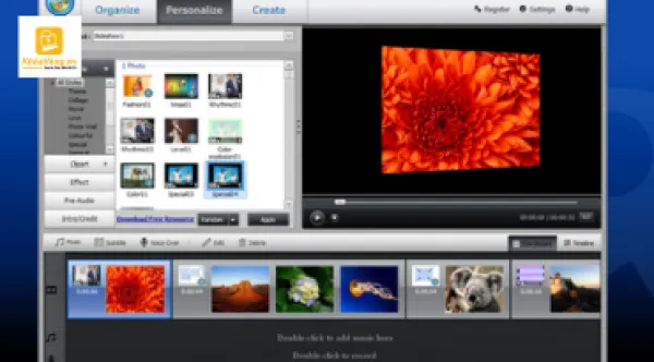 Wondershare DVD Slideshow Builder Deluxe là một công cụ để tạo video và các bộ phim DVD  từ những bức ảnh