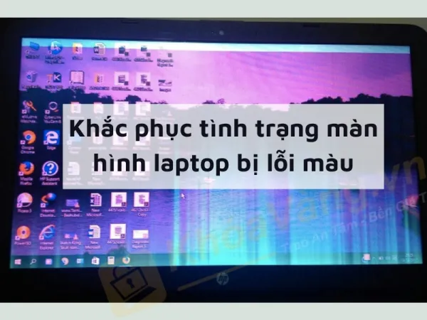 màn hình laptop bị lỗi màu