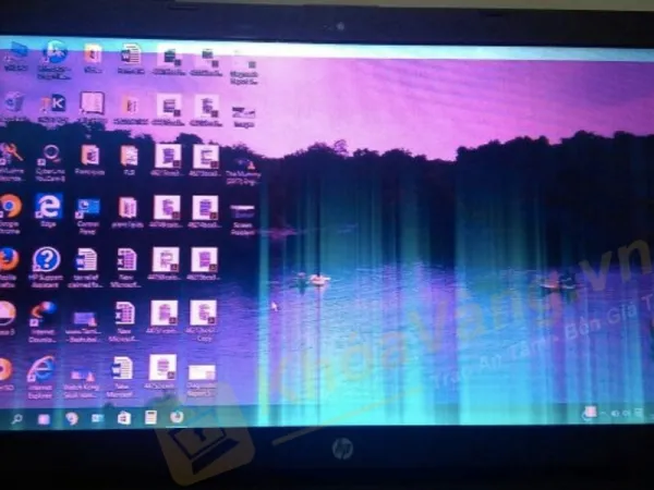 nguyên nhân màn hình laptop bị nhòe màu hồng