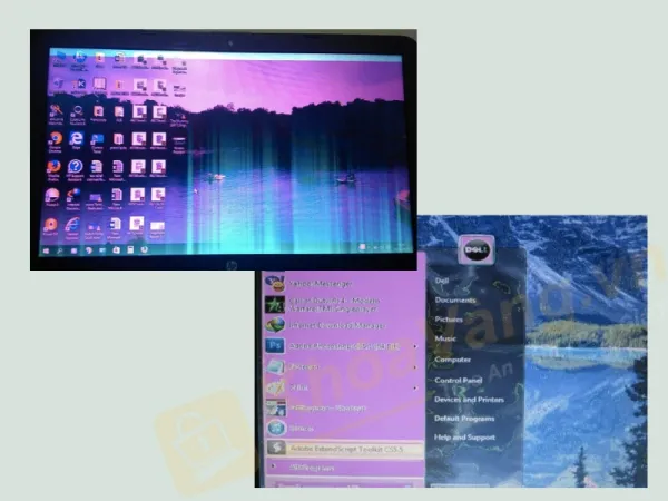 cách sửa lỗi màn hình laptop bị nhòe màu hồng