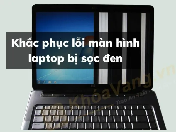 màn hình laptop bị sọc đen