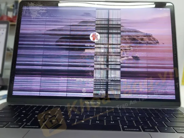 màn hình macbook bị sọc ngang