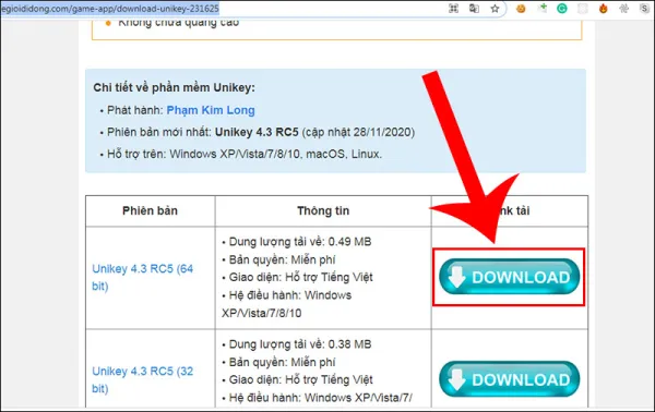 hướng dẫn cách cài đặt bộ gõ tiếng Việt cho Windows trên laptop 