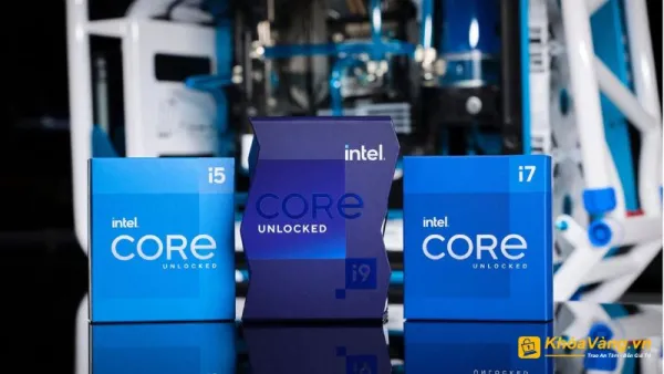 Hình ảnh hộp Chip Intel Core i5, i9, i7