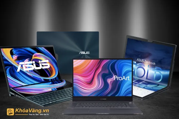 Laptop Asus thường có rất nhiều thiết kế đa dạng, đẹp mắt