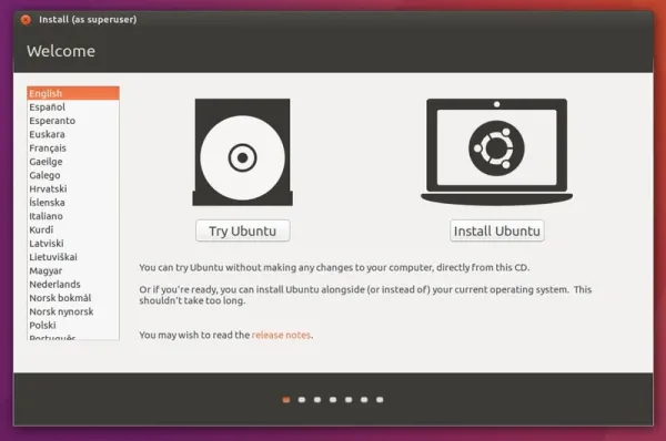 Sử dụng USB Boot Ubuntu để kiểm tra boot usb