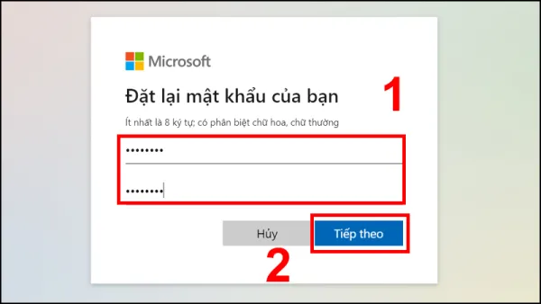 Cách đặt lại mật khẩu bằng tài khoản mail Outlook