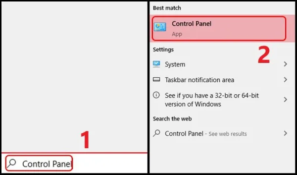 Cách xoá ứng dụng trên PC - Sử dụng Control Panel