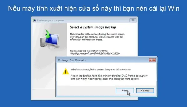 chọn Restart để bắt đầu reset máy.