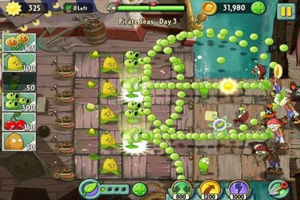 Đặc điểm nổi bật của Plants vs Zombies 2