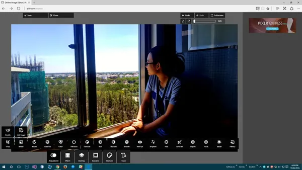 Ứng dụng chỉnh ảnh trên máy tính Pixlr