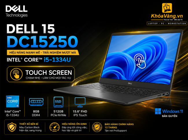 Laptop Dell 15 DC15250 NEW 100%