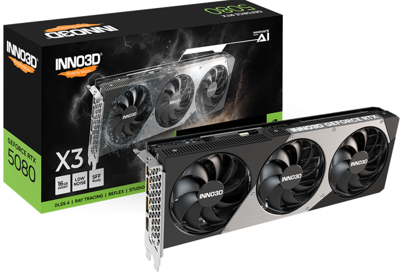 VGA INNO3D GeForce RTX 5080 16GB X3