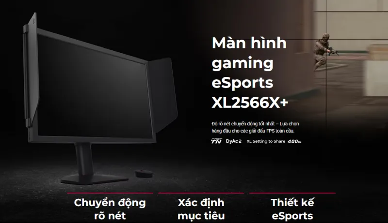 Màn hình BenQ ZOWIE XL2566X+