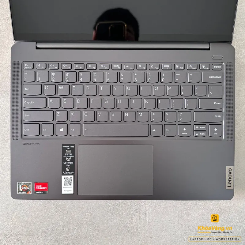 Bàn phím và Touchpad Lenovo Ideapad 5 Pro 14ACN6 nhanh nhạy