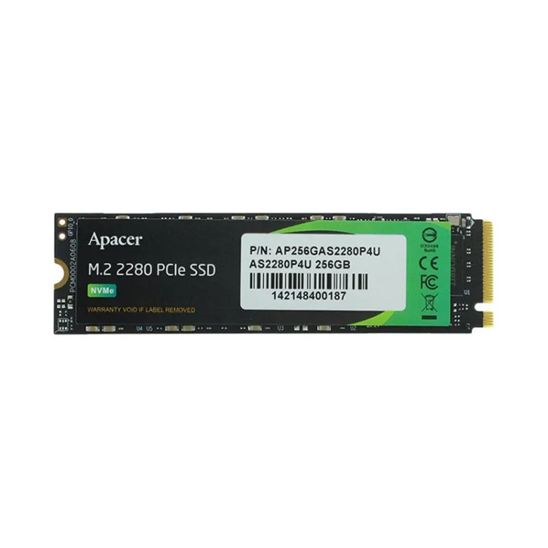 SSD Apacer AS2280P4U 256GB M2 PCIe NVMe Gen3 x4