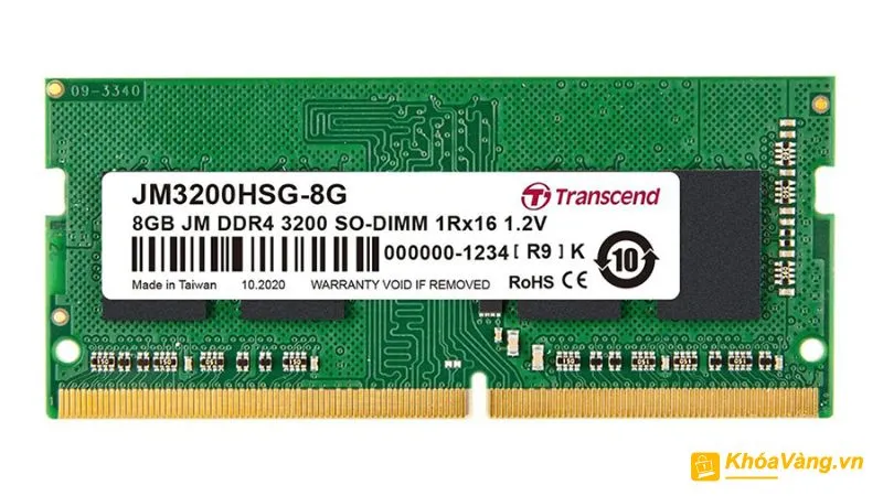 RAM 16GB (2x8) DDR4 Bus 3200
