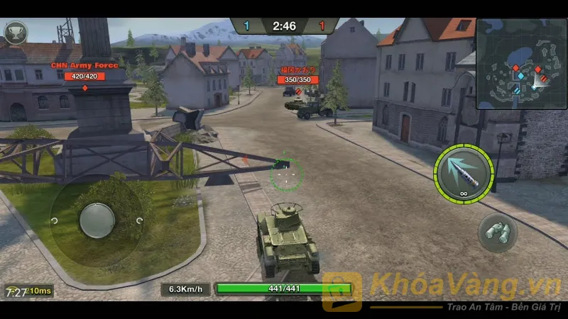 chơi game bắn xe tăng cổ điển hay