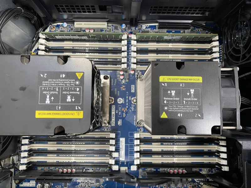 CPU của HP Z8 G4 Workstation Dual Xeon Gold 6138 | Ram 128GB | SSD 500GB NVMe + HDD 4TB | Quadro RTX A4000 16GB 