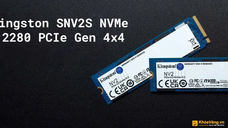 SSD Kingston NV2 PCIe 4.0 x4 NVMe M.2 cho tốc độ truyền dữ liệu nhanh chóng